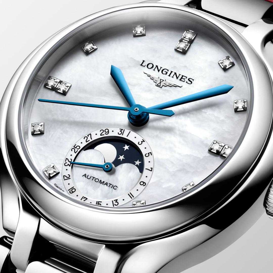 Longines orologio Longines Primaluna Moonphase 34 mm L8.126.4.87.2