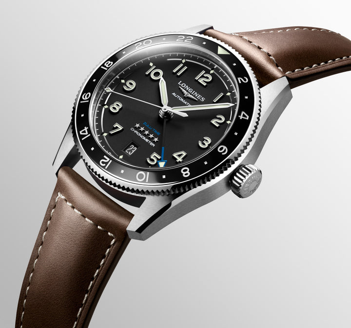 Longines orologio Longines Spirit Zulu Time 39 mm L3.802.4.53.2