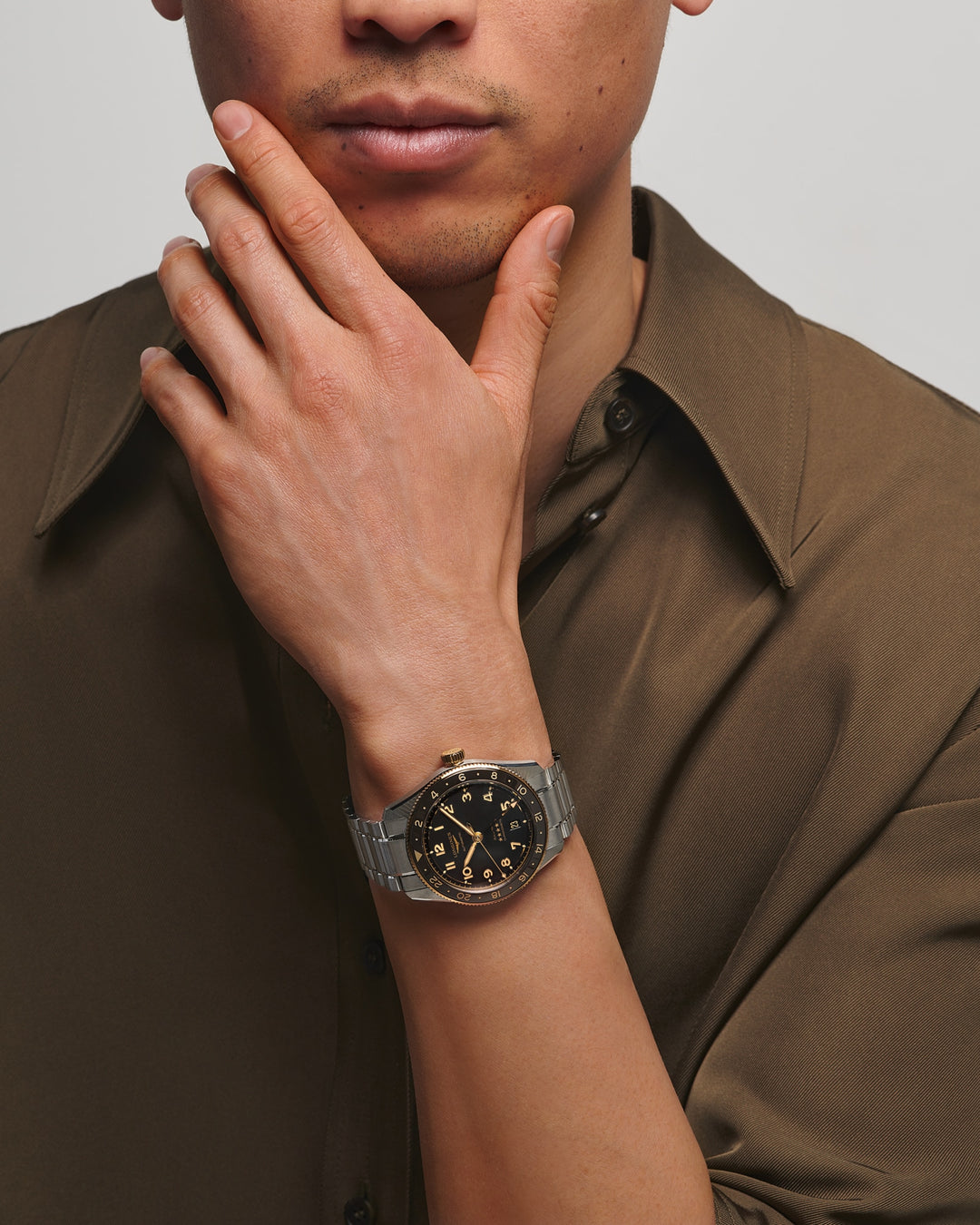 Longines orologio Longines Spirit Zulu Time 42 mm L3.812.5.53.6