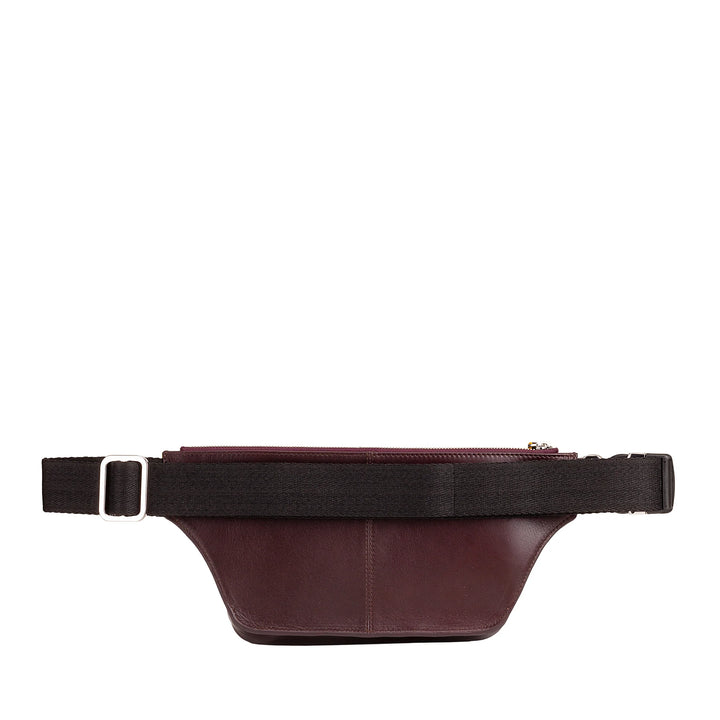 DUDU Herren-Hüfttasche aus farbigem Leder, elegante, geräumige Hüfttasche für Reisen mit Smartphone-Handytasche