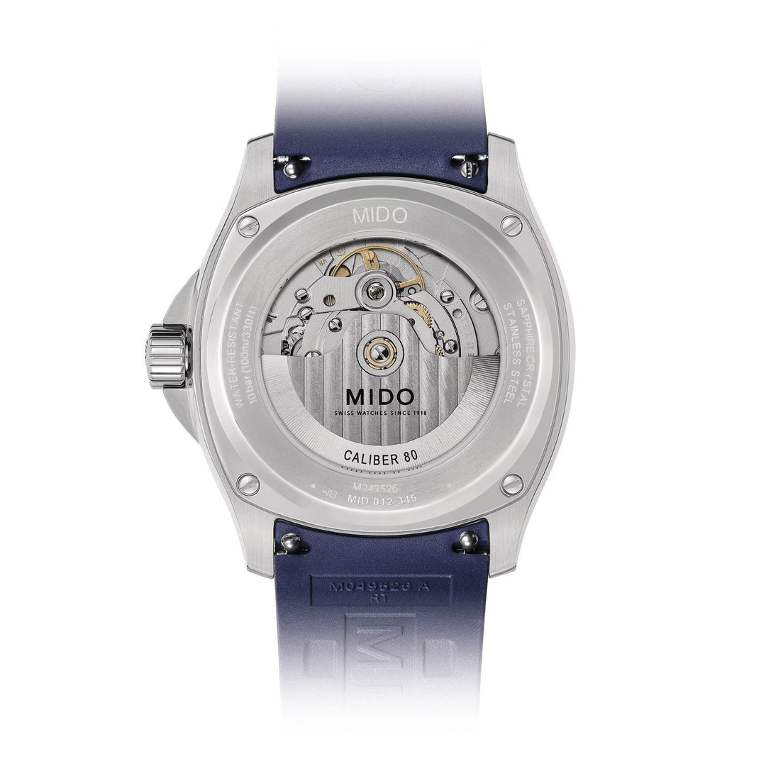 Mido orologio Multifort TV Big Date 40x39,2mm blu automatico acciaio M049.526.17.041.00 - Capodagli 1937