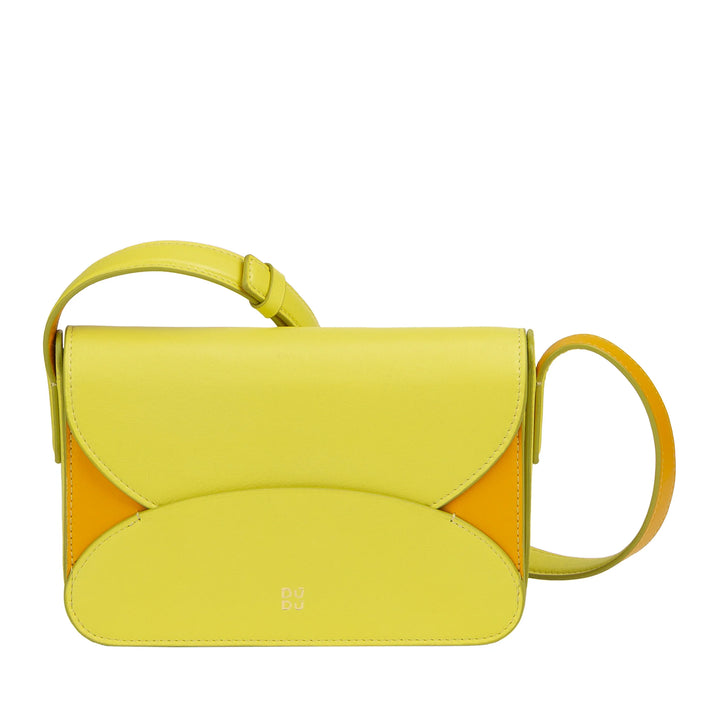 DUDU Mini Borsa a Tracolla Donna in Pelle - Borsa Donna Piccola Elegante Crossbody con Tracolla Regolabile, Compatta, Envelope