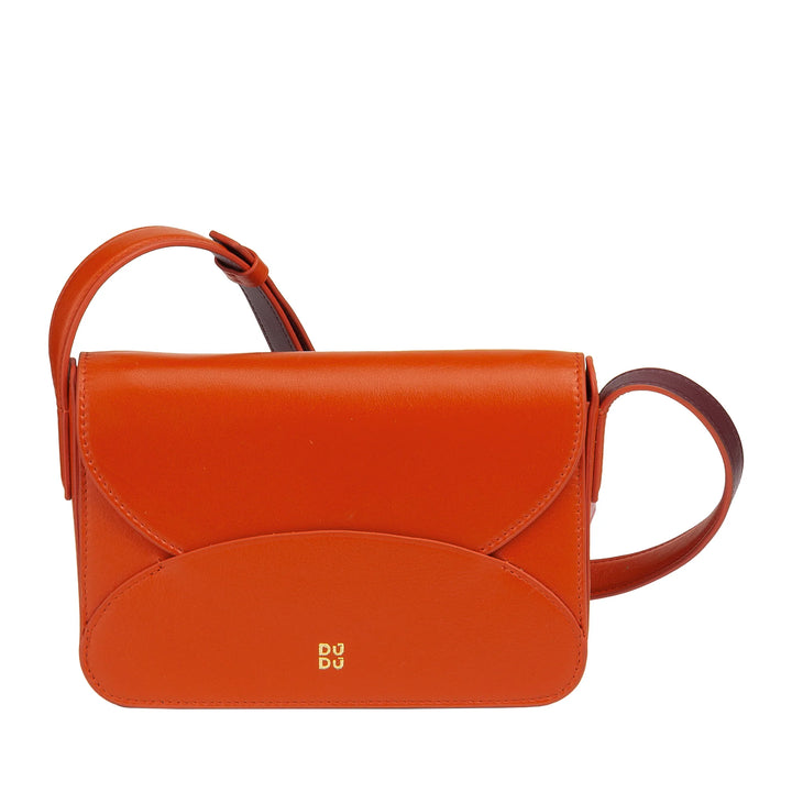 DUDU Mini Borsa a Tracolla Donna in Pelle - Borsa Donna Piccola Elegante Crossbody con Tracolla Regolabile, Compatta, Envelope
