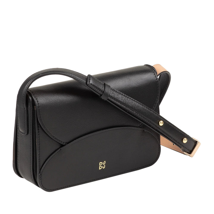 DUDU Mini Borsa a Tracolla Donna in Pelle - Borsa Donna Piccola Elegante Crossbody con Tracolla Regolabile, Compatta, Envelope