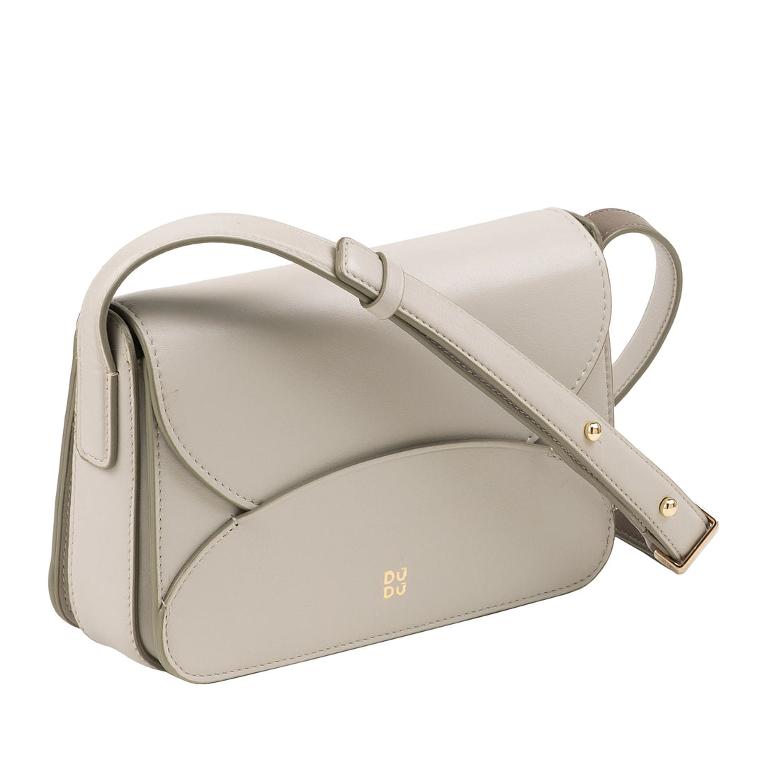 DUDU Mini Borsa a Tracolla Donna in Pelle - Borsa Donna Piccola Elegante Crossbody con Tracolla Regolabile, Compatta, Envelope