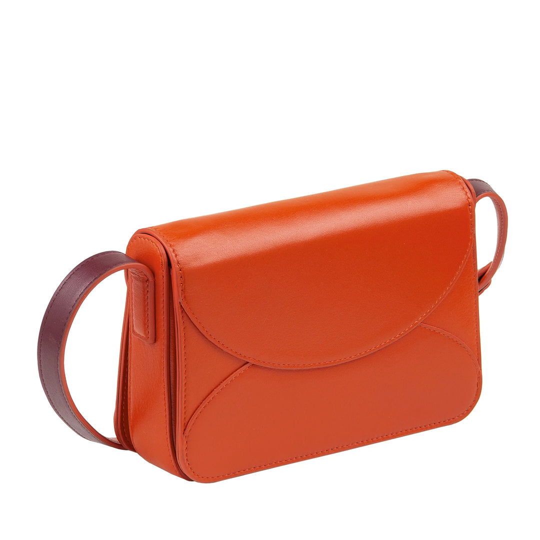 DUDU Mini Borsa a Tracolla Donna in Pelle - Borsa Donna Piccola Elegante Crossbody con Tracolla Regolabile, Compatta, Envelope