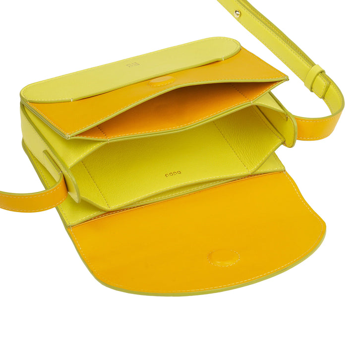 DUDU Mini Borsa a Tracolla Donna in Pelle - Borsa Donna Piccola Elegante Crossbody con Tracolla Regolabile, Compatta, Envelope