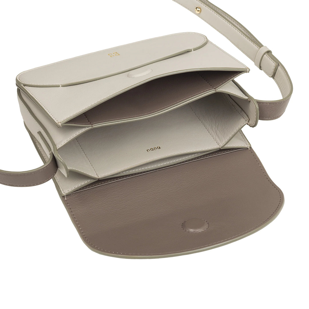 DUDU Mini Borsa a Tracolla Donna in Pelle - Borsa Donna Piccola Elegante Crossbody con Tracolla Regolabile, Compatta, Envelope