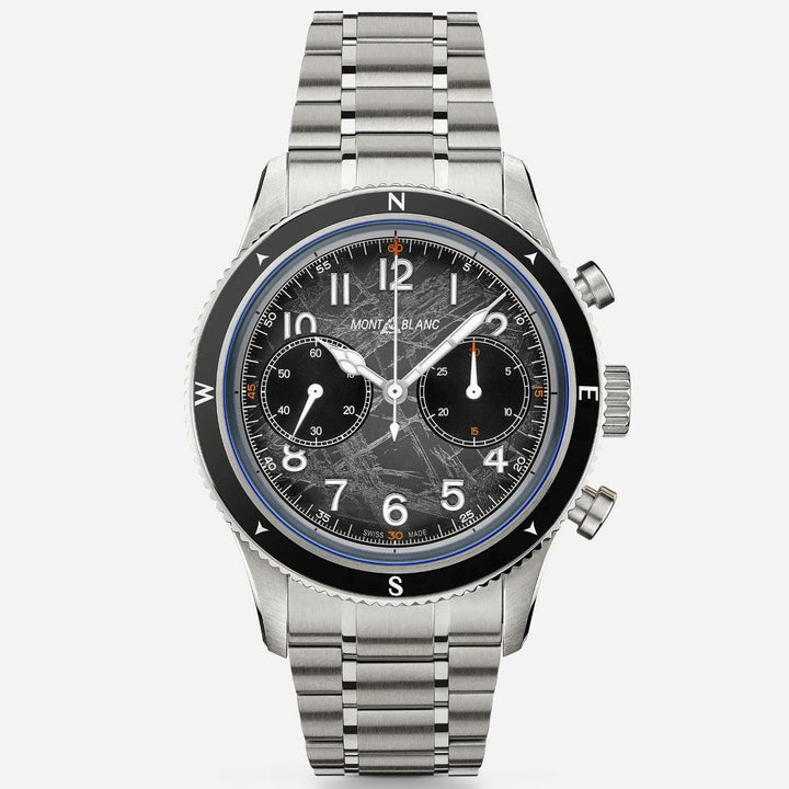 Montblanc watch Montblanc 1858 Automatic Chronograph 0 Oxygen The 8000 42mm gray automatic steel 130983 - Capodagli 1937