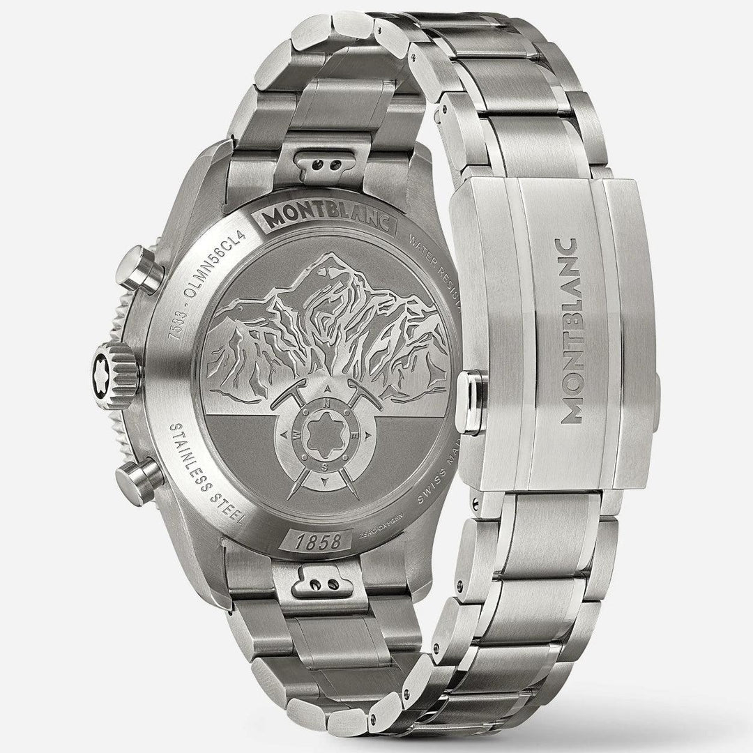 Montblanc watch Montblanc 1858 Automatic Chronograph 0 Oxygen The 8000 42mm gray automatic steel 130983 - Capodagli 1937