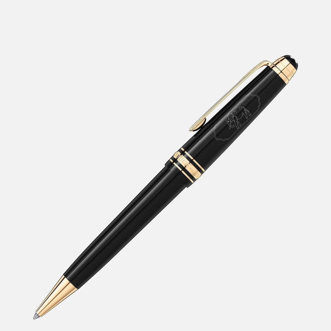 Montblanc Mittelgroßer Kugelschreiber Meisterstück Around the World in 80 Days dunkelgrau 128380 - Capodagli 1937