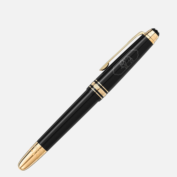 Montblanc penna stilografica Meisterstück Around The World in 80 days anthracite punta M 128472 - Capodagli 1937