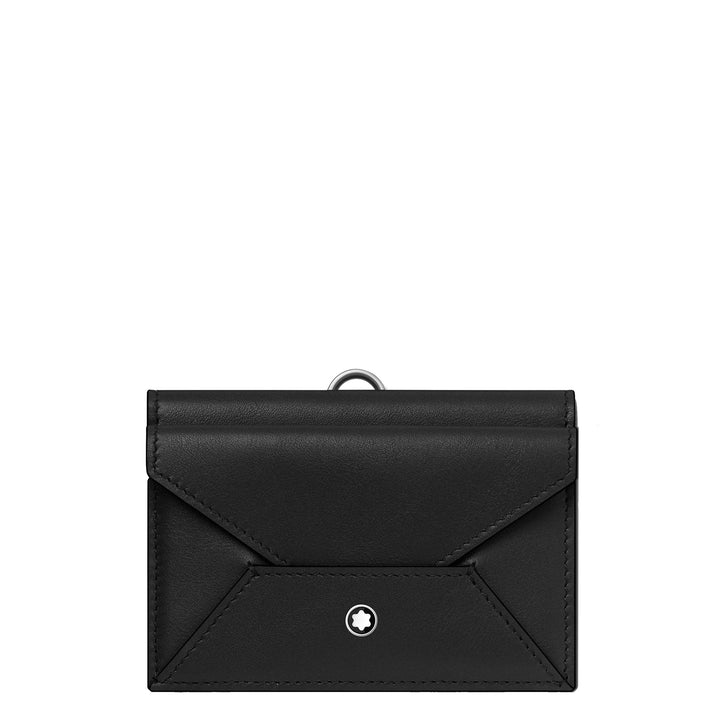 Montblanc card holder 4 compartments Meisterstück Selection Soft black 131255 - Capodagli 1937