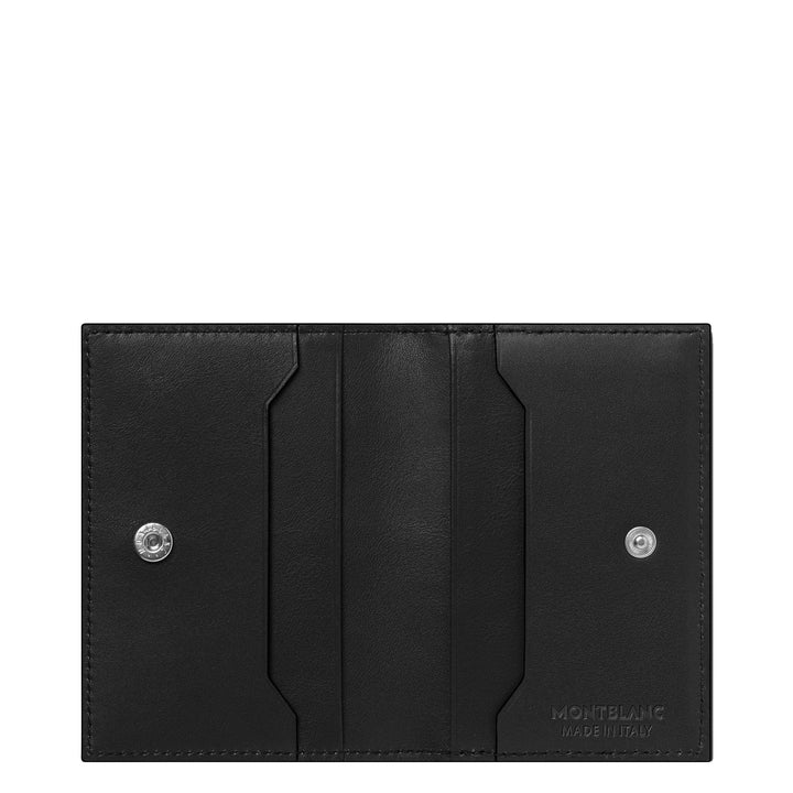 Montblanc card holder 4 compartments Meisterstück Selection Soft black 131255 - Capodagli 1937