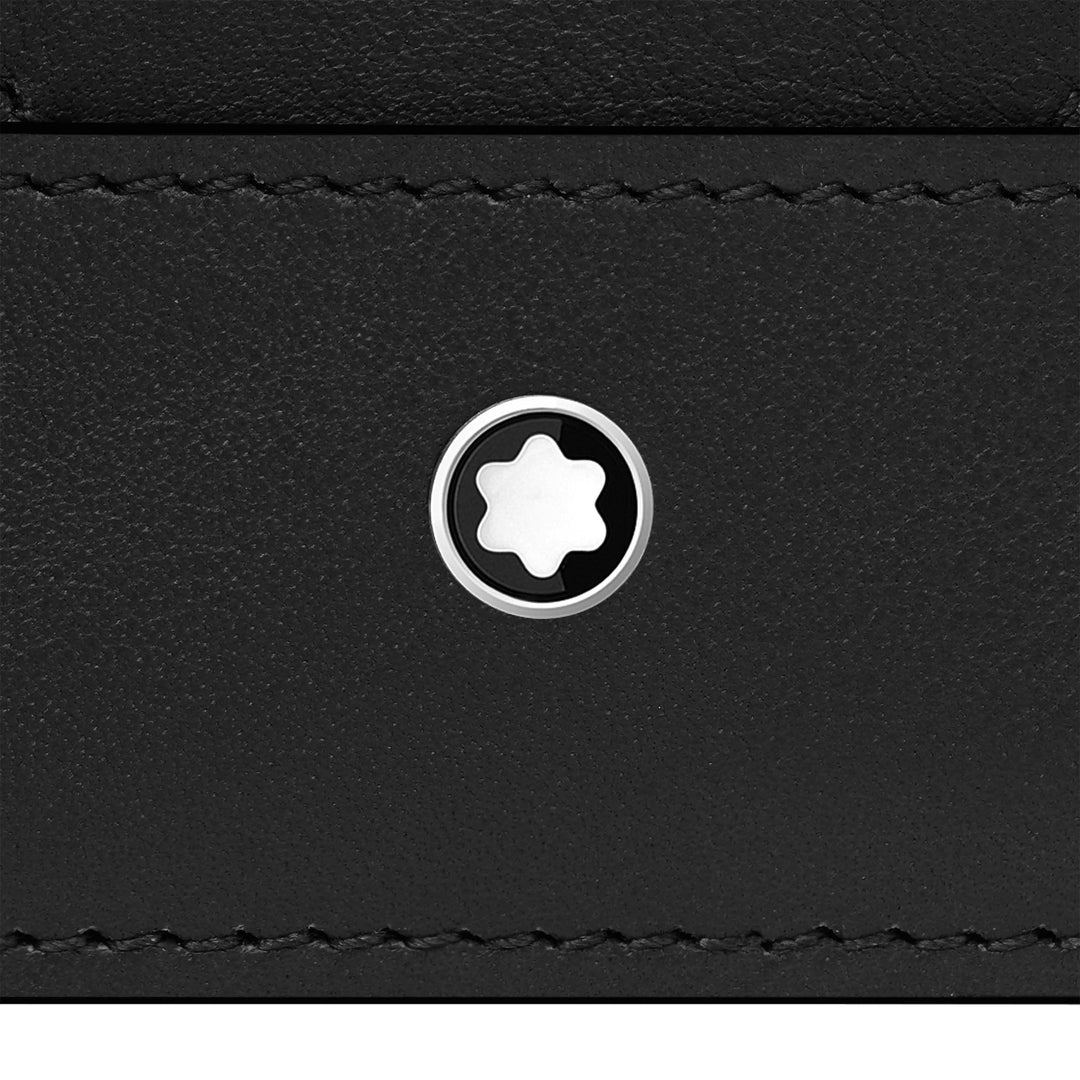 Montblanc card holder 4 compartments Meisterstück Selection Soft black 131255 - Capodagli 1937