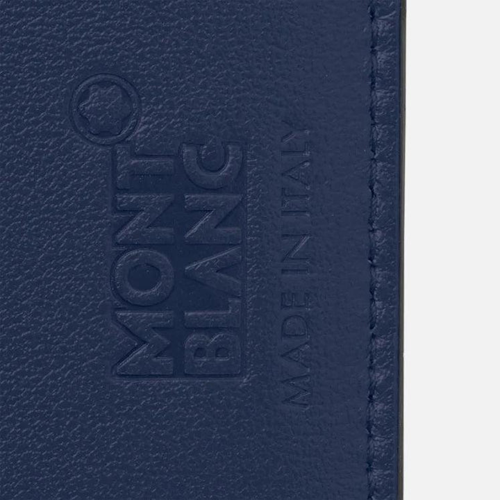 Montblanc porta carte 8 scomparti con cerniera Meisterstück blu 131698 - Capodagli 1937