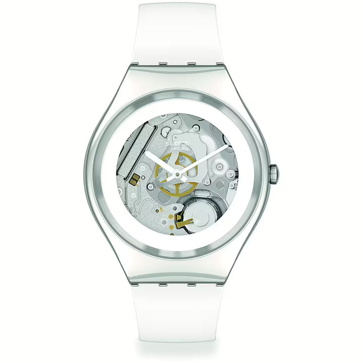 Swatch Pure White Irony Originals Skin Irony 38mm Syxs138