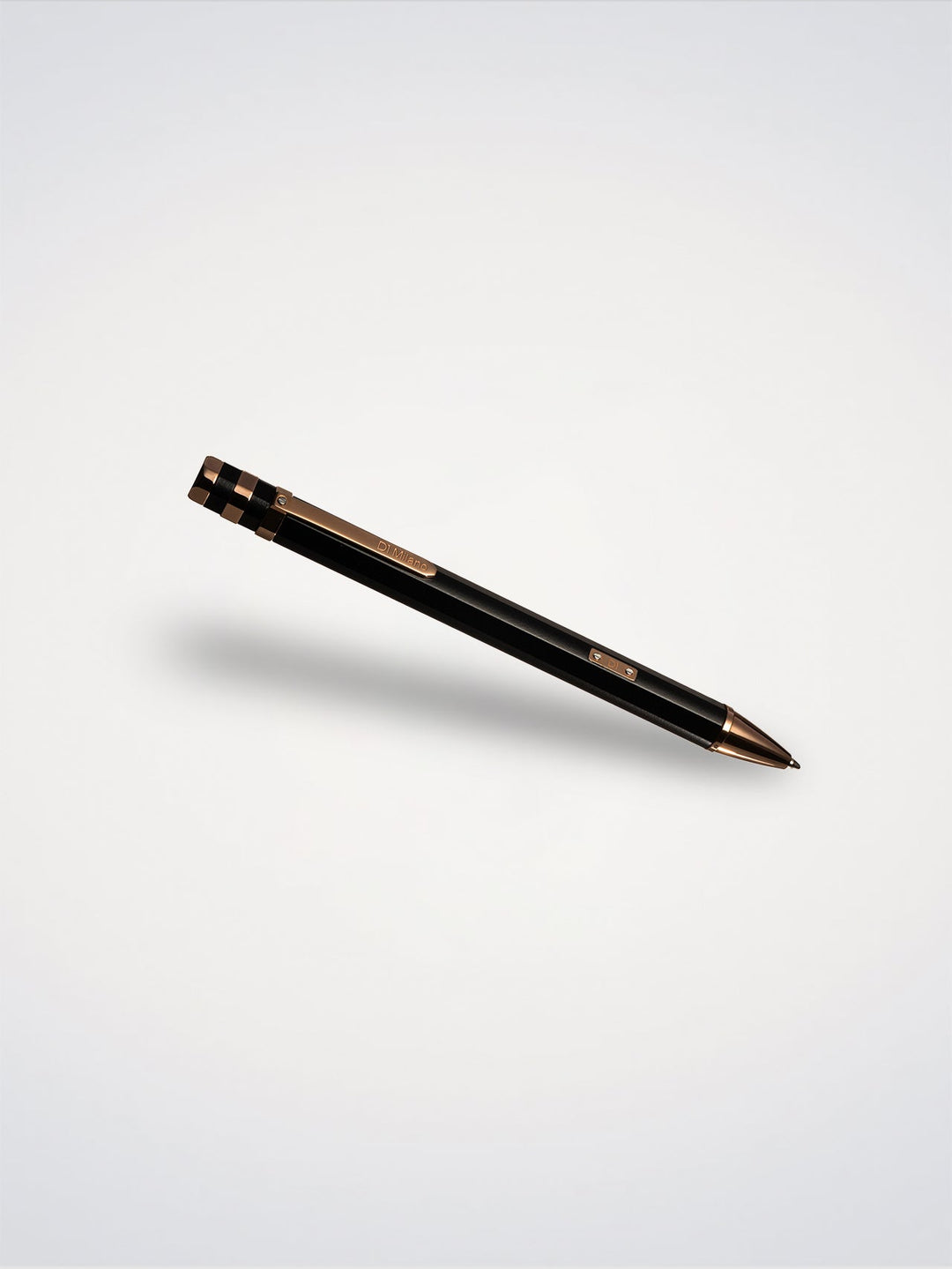 D1 Milano Kugelschreiber in Schwarz und Roségold D1-PNSTU008