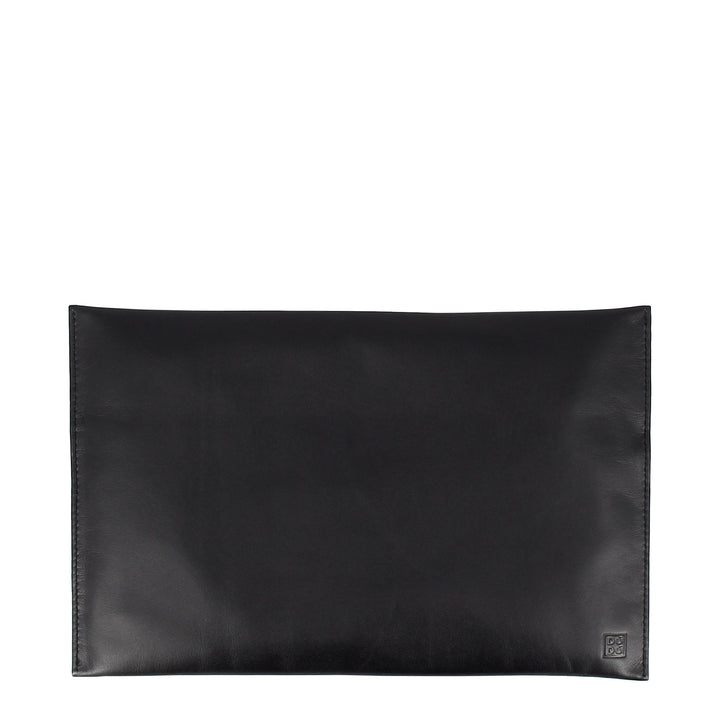 DUDU Elegante Damen-Clutch aus Leder mit Reißverschluss-Make-up-Halter und Handy