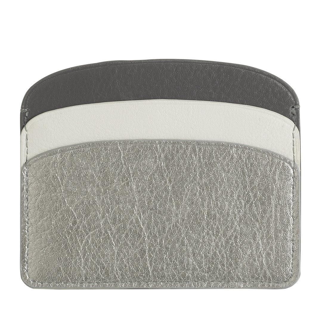 DUDU Thin Credit Card Holder in Soft Leather, Card Holder, Document Holder, Pocket Plate, Slim Design, Colorful