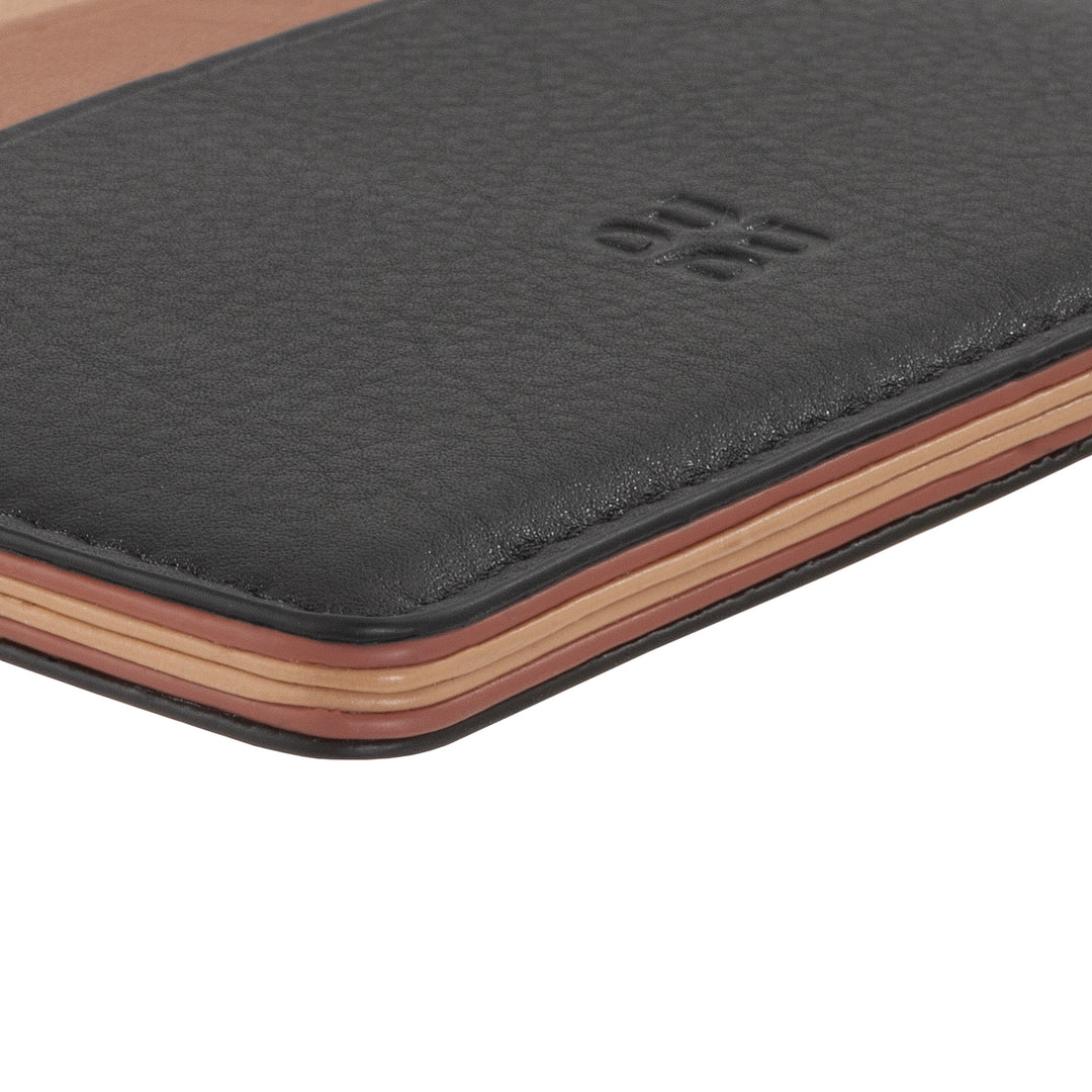 DUDU Thin Credit Card Holder in Soft Leather, Card Holder, Document Holder, Pocket Plate, Slim Design, Colorful