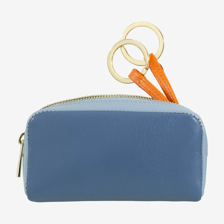 Colorful unisex key ring in genuine calf leather by DUDU