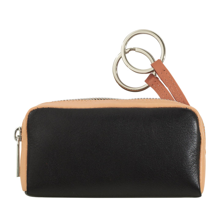 Colorful unisex key ring in genuine calf leather by DUDU