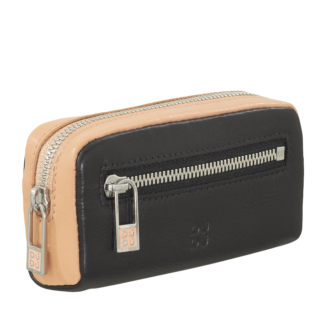 Colorful unisex key ring in genuine calf leather by DUDU