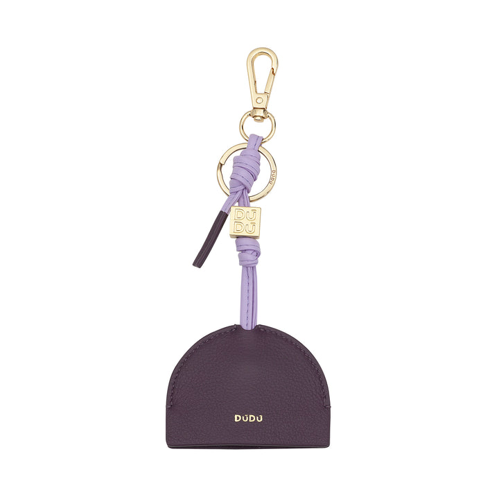 DUDU Porte-clés en cuir pour homme et femme, porte-clés avec mousqueton et 2 anneaux, idéal pour cadeaux