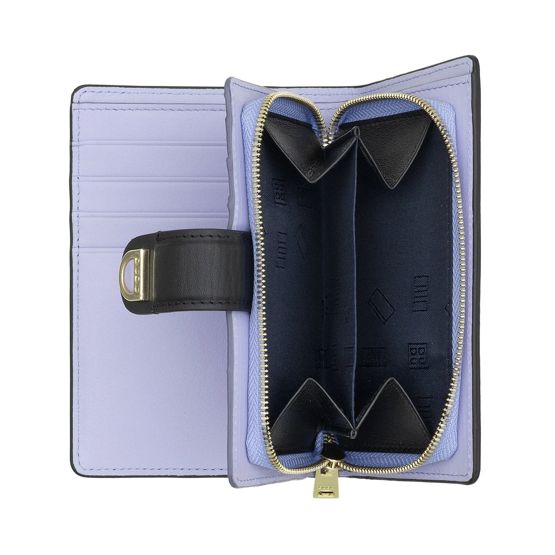 DUDU Damen-Geldbörse aus Leder mit Reißverschluss, Münzbörse und Kartenhalter – elegante und funktionale Damen-Geldbörsen für Karten, Geldscheine und Münzen
