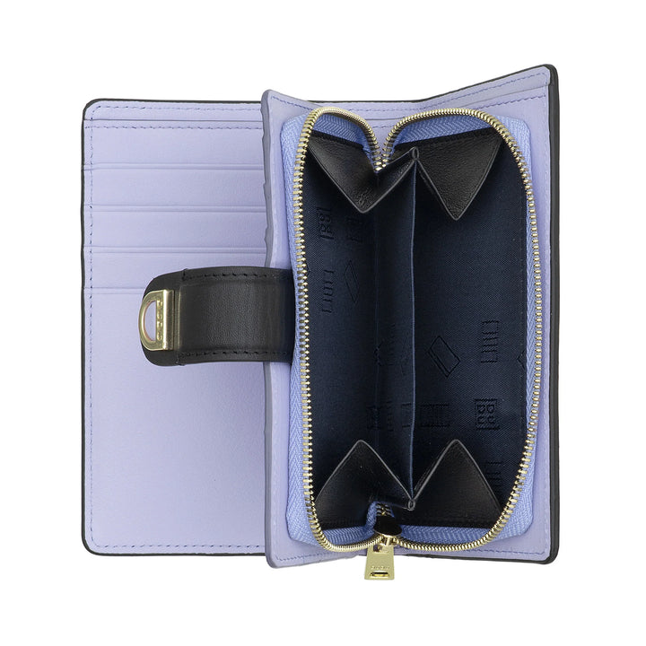 DUDU Damen-Geldbörse aus Leder mit Reißverschluss, Münzbörse und Kartenhalter – elegante und funktionale Damen-Geldbörsen für Karten, Geldscheine und Münzen