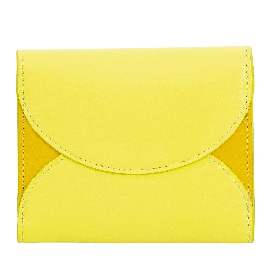 DUDU Petit portefeuille compact en cuir pour femme avec porte-cartes et porte-monnaie – Portefeuilles élégants et spacieux en cuir véritable pour femme