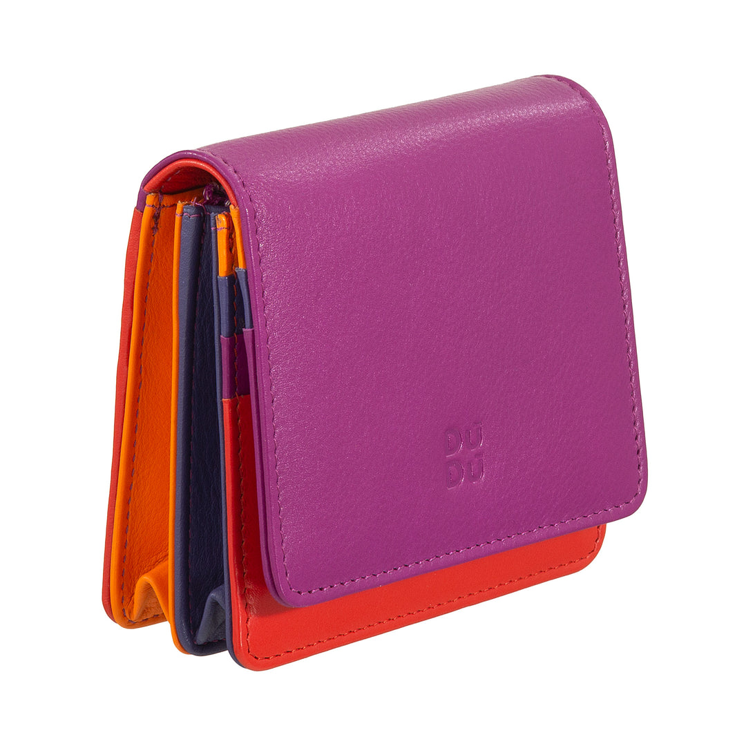 Dudu Women's Women Wallet in Skop Legant Rfid Ultra Compact Colorful Rfid with internal zip and 8 Card Card holders