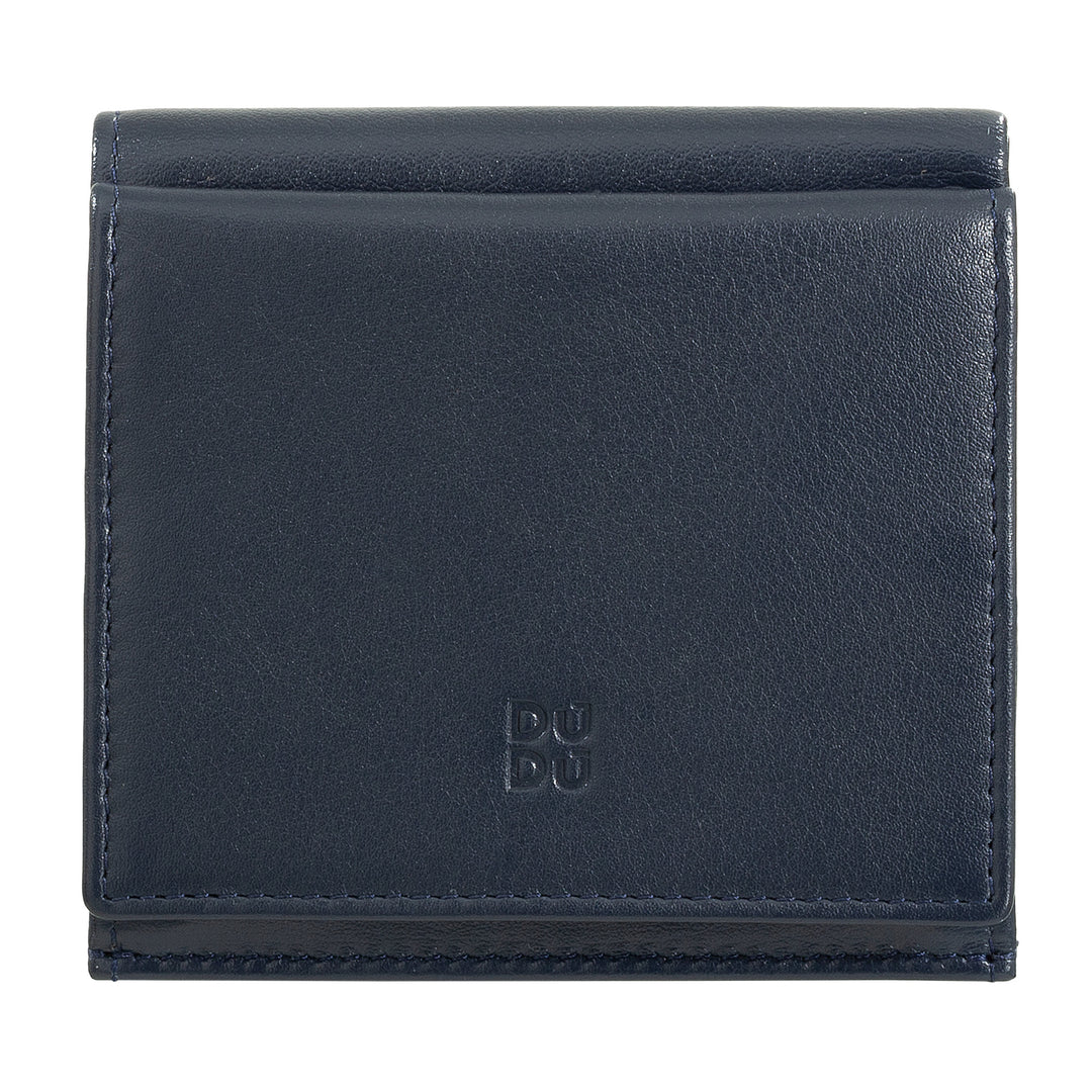 DuDu RFID Multicolor Leather Wallet Cards and Coins