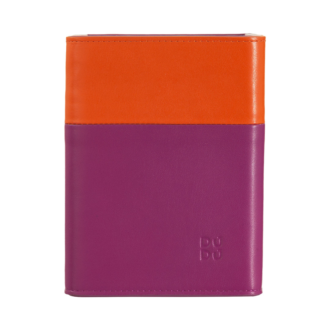 DUDU Designer Leather Desk Pen Holder, Pen Holder for Office Table, Colorful Pencil Holder