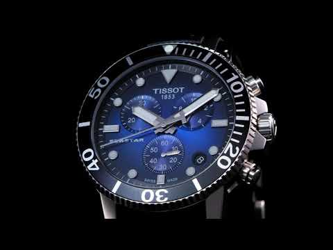 Tissot Watch Seastar 1000 Chronograph 45mm šedá křemenná ocel T120.417.17.081.01