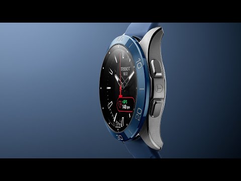 Tissot-Touch Connect Sport Watch 43.75 mm Blue Quartz Titanium T153.420.47.051.01