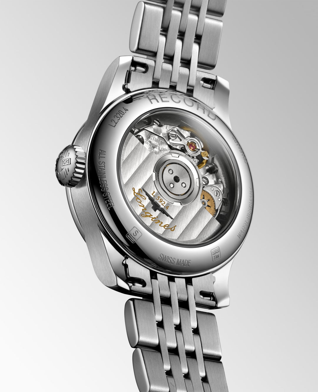 Longines orologio Record 26 mm L2.320.4.87.6