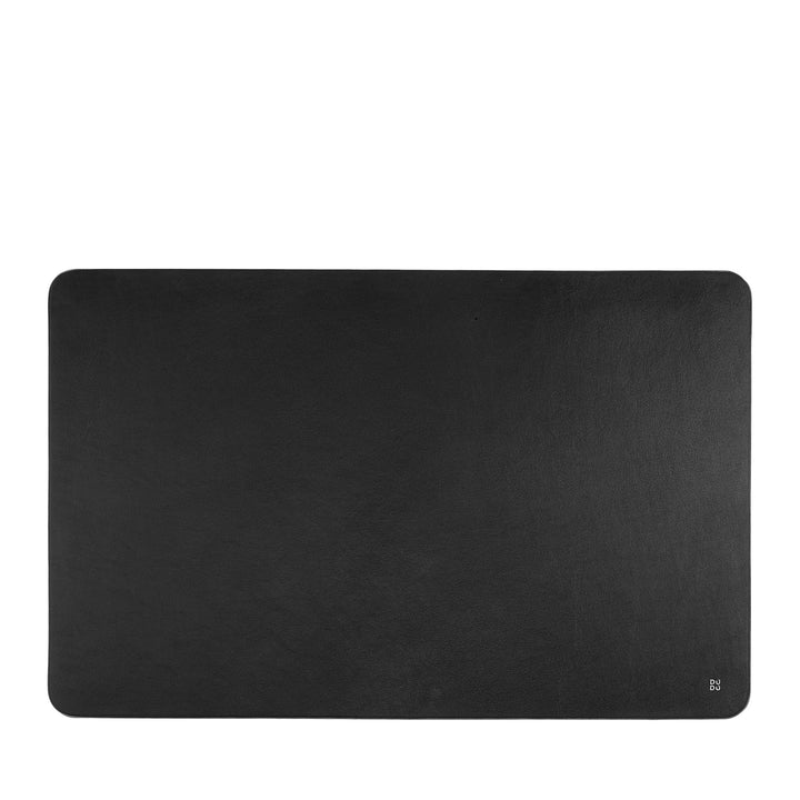 DUDU Sous-main de bureau en cuir bicolore CM 61x40, enroulable double face, doux antidérapant sans coutures