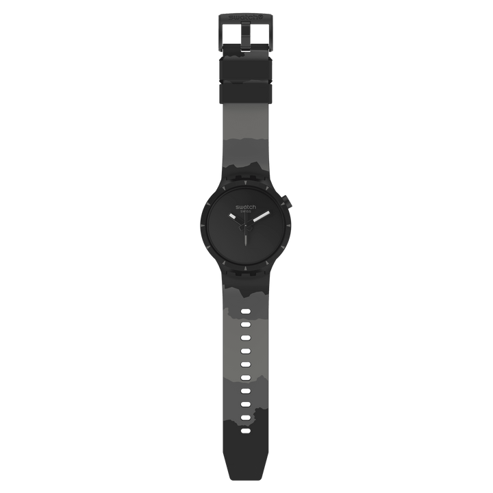Swatch orologio BIOCERAMIC BASALT Originals Big Bold 47mm SB03B110