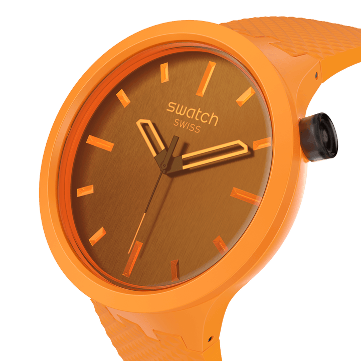 Swatch orologio CRUSHING ORANGE Originals Big Bold 47mm SB05O102 - Capodagli 1937