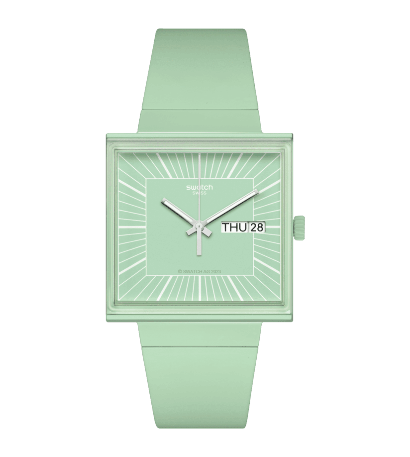 Swatch orologio WHAT IF…MINT? Bioceramic What If? Collection 33mm SO34G701 - Capodagli 1937