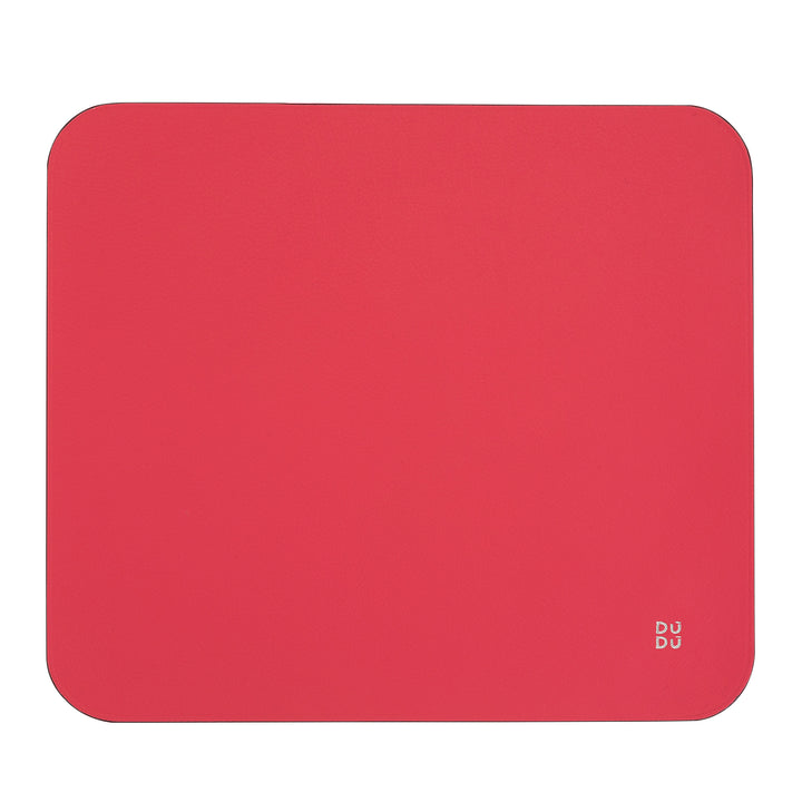 DUDU Soft Leather Mouse Mat, Thin, Design, 25x22 cm, Non-Slip, Desk Mouse Pad, Colorful