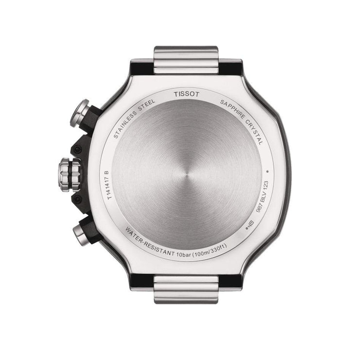 Tissot orologio T-Race Chronograph 45mm nero acciaio quarzo T141.417.11.051.01 - Capodagli 1937