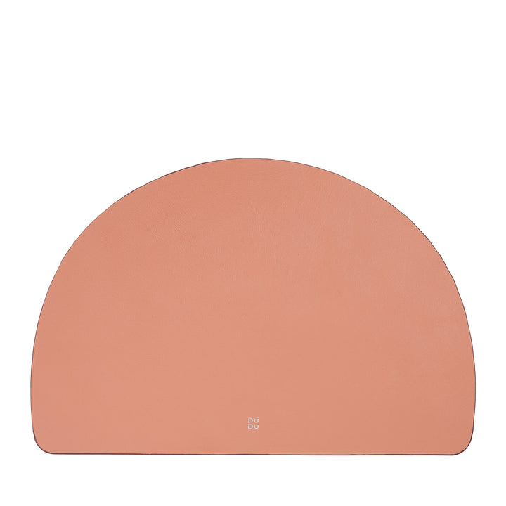 DUDU American Leather Placemat, Breakfast Lunch Placemats, Double Sided, Non-slip, Crescent Moon 44x30 cm, Two-tone