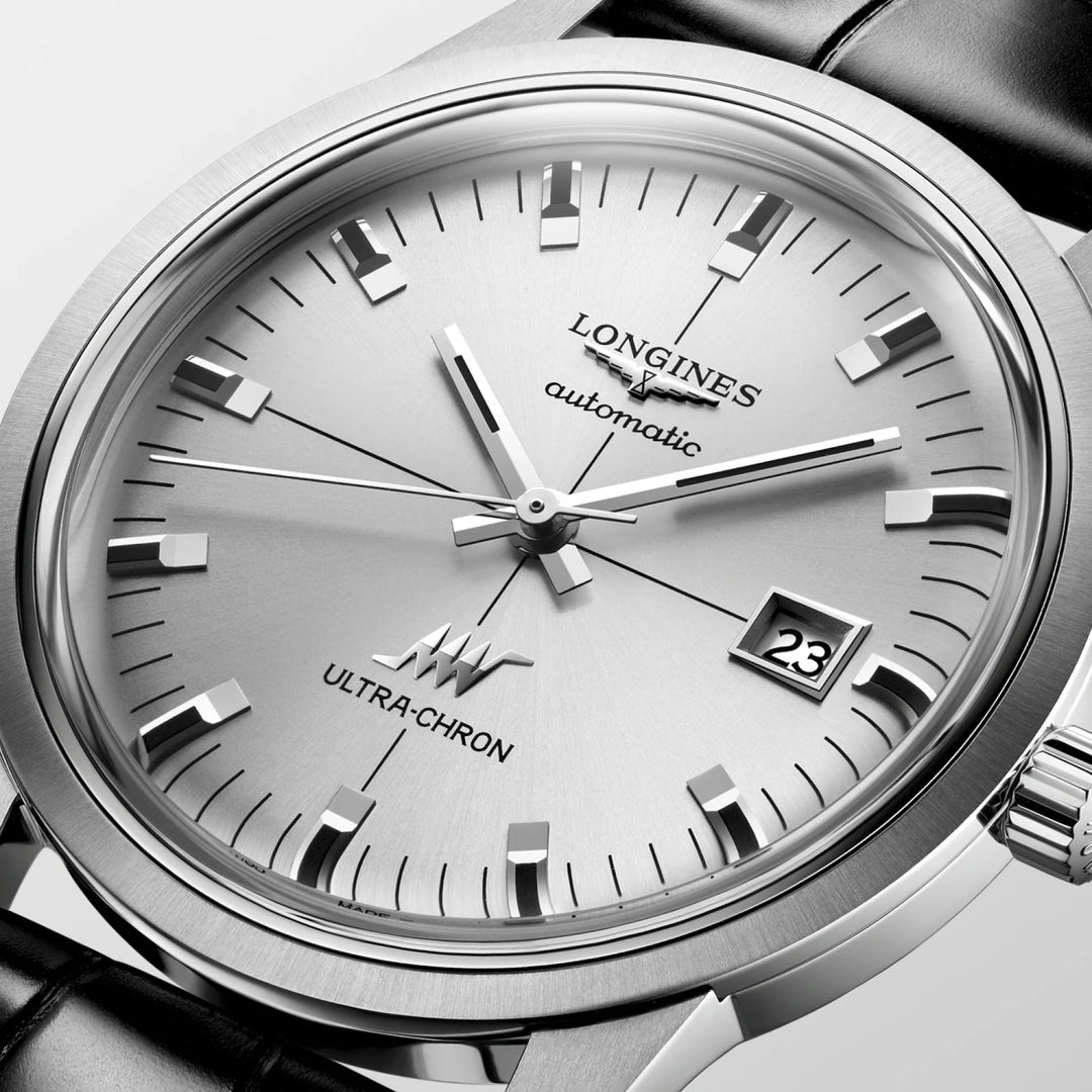 Longines watch Ultra-Chron Classic 40mm silver automatic steel L2.937.4.72.2