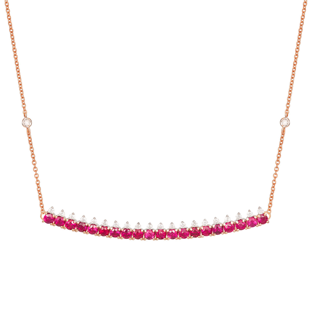 Pendentif Golay avec rubis et diamants blancs PDG001RUDI-18058110131