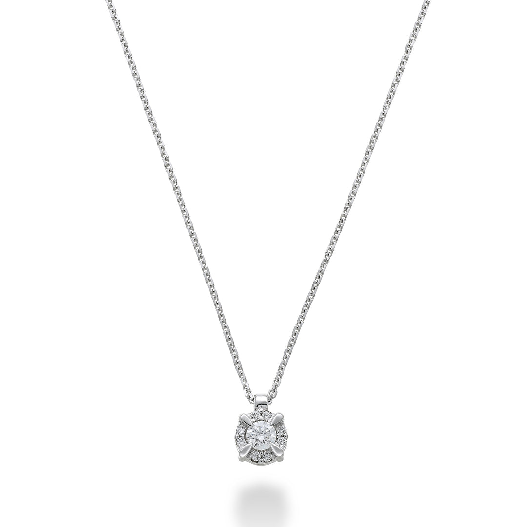 Collier World Diamond Group p.luce diamants parmi les marques, cen. 0,08 ct GPLC421DI08-24128110055