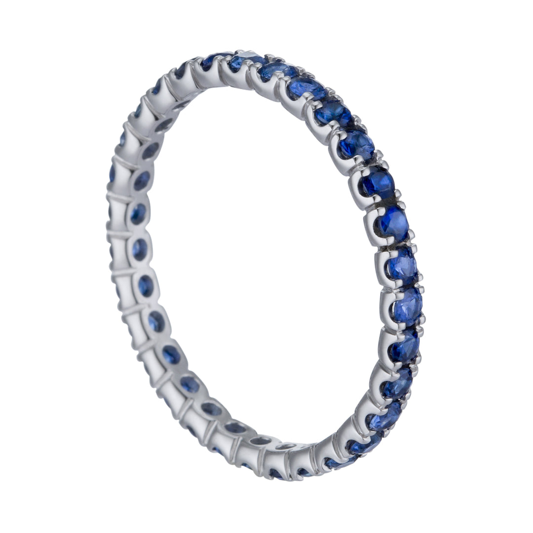 Bague Golay saphir bleu linéaire AFP1200ZB-22174110041