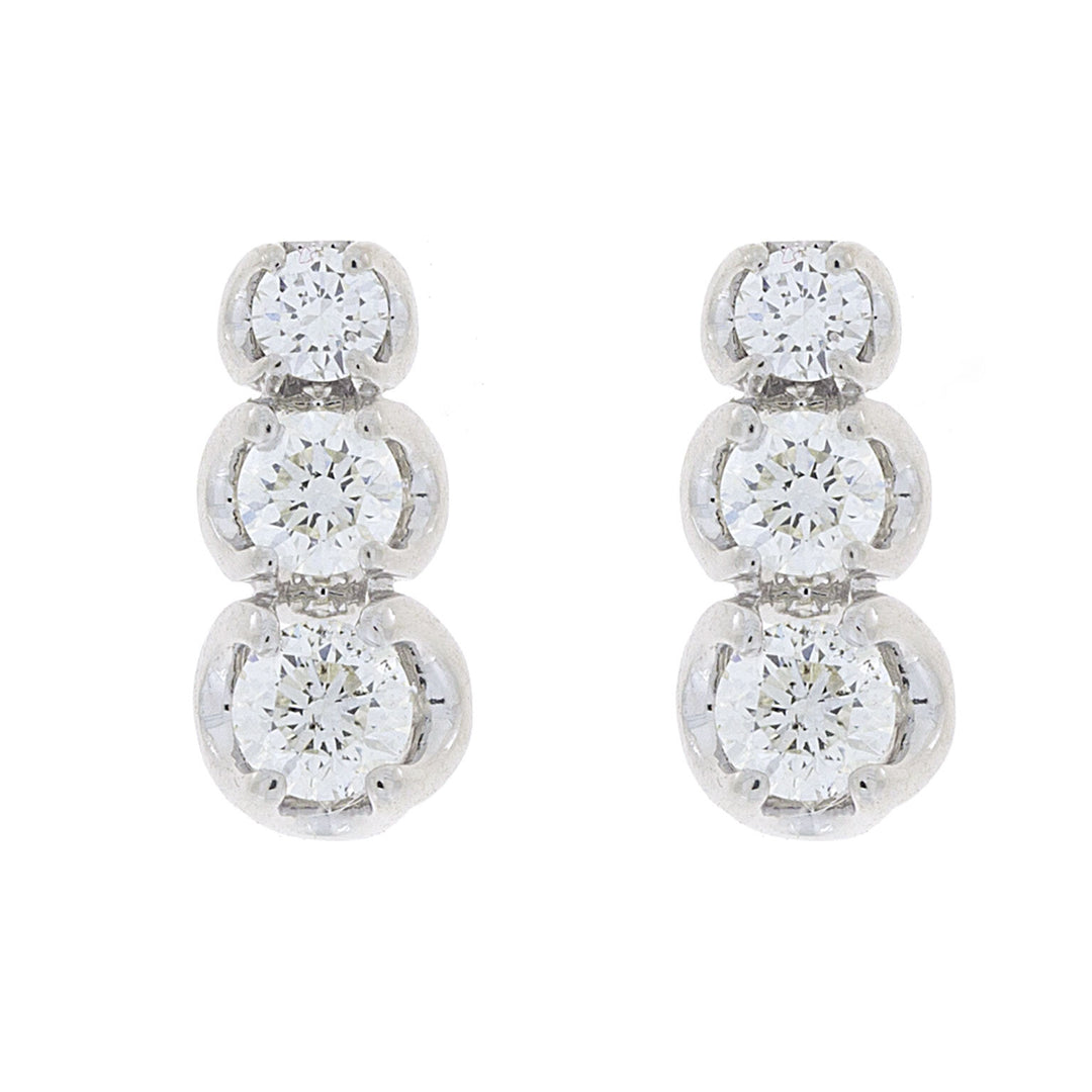 World Diamond Group orecchini trilogy a scalare ct.0,54 ONE3004-30-14357110445